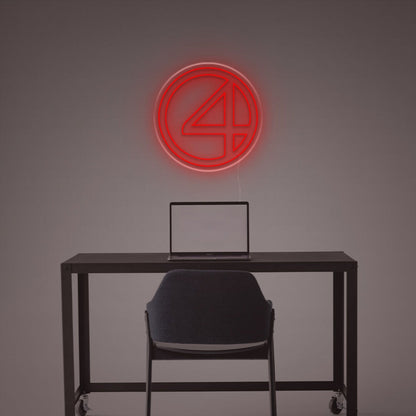 Fantastic Four Led Neon Sign For Bars Weddings - Shineneon