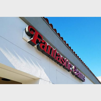 Fantastic Sams 3D Frontlit Channel Letters Led Light Sign