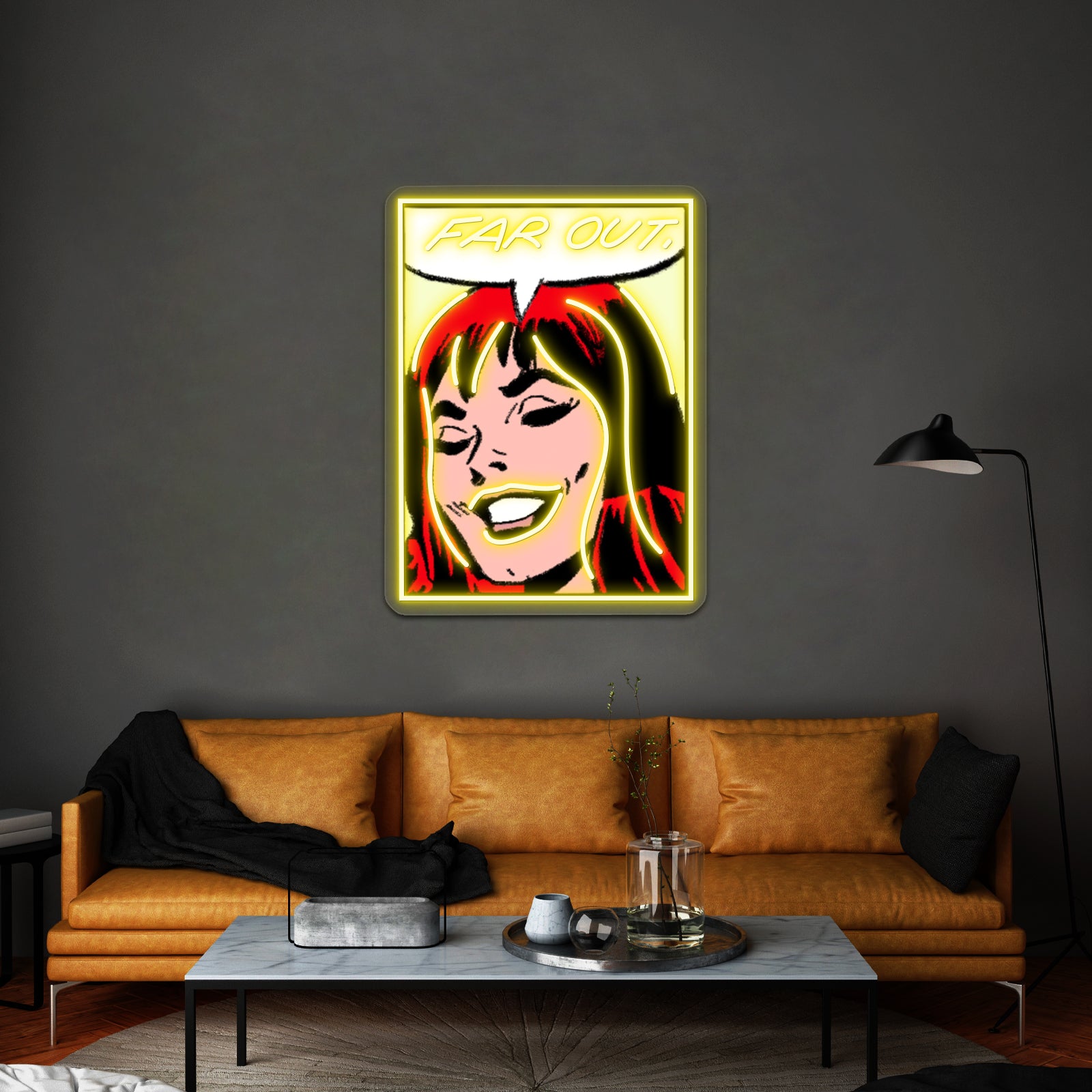 Far Out Artwork Custom Neon Led Sign - LED neon sign view 7