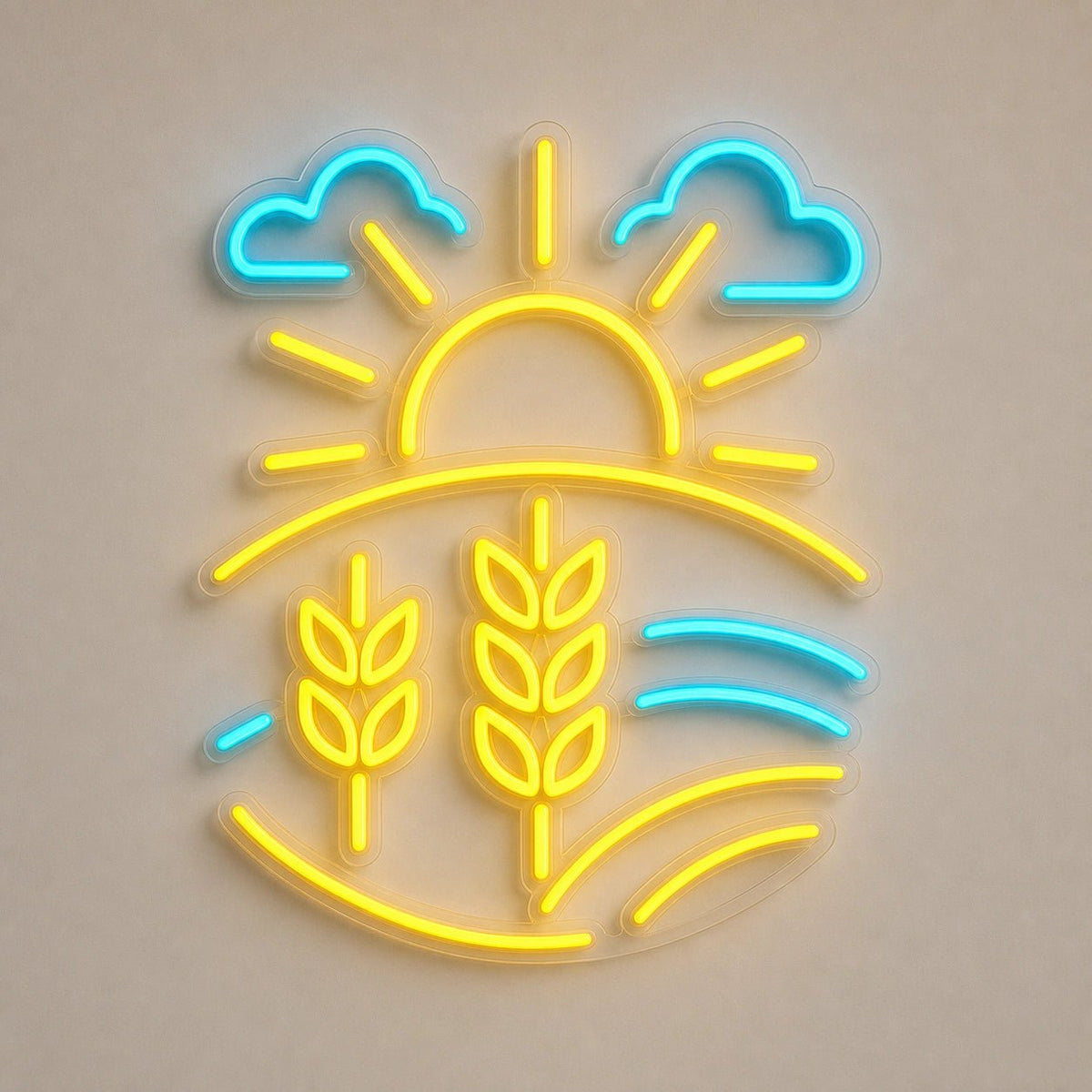 Farm Field Wheat LED Neon Sign - Shineneon