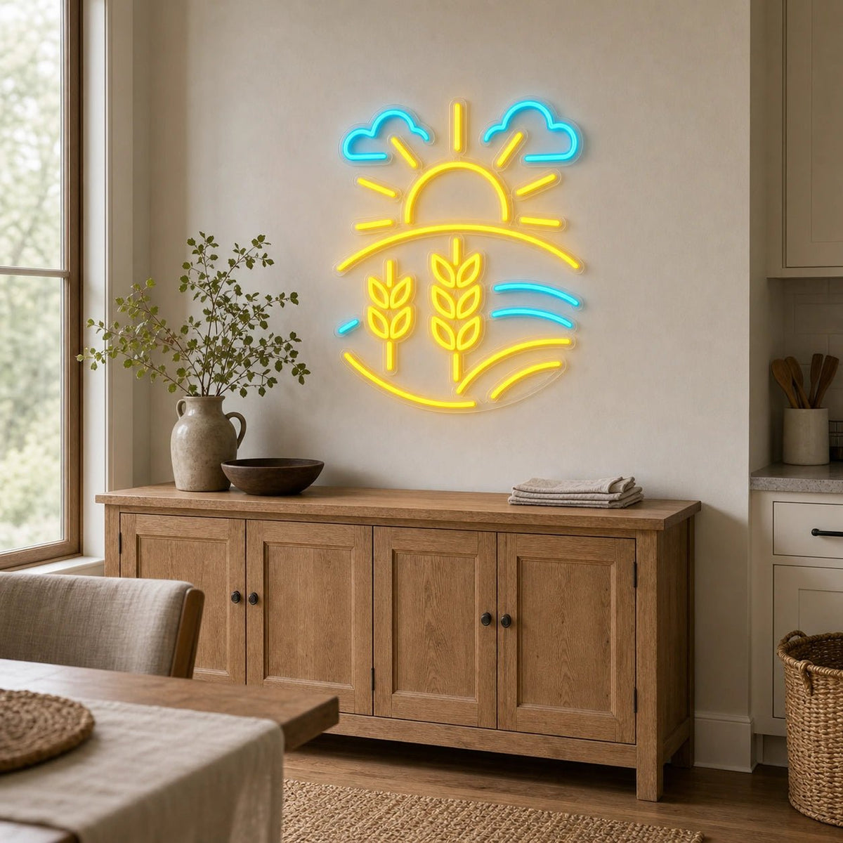 Farm Field Wheat LED Neon Sign - Shineneon