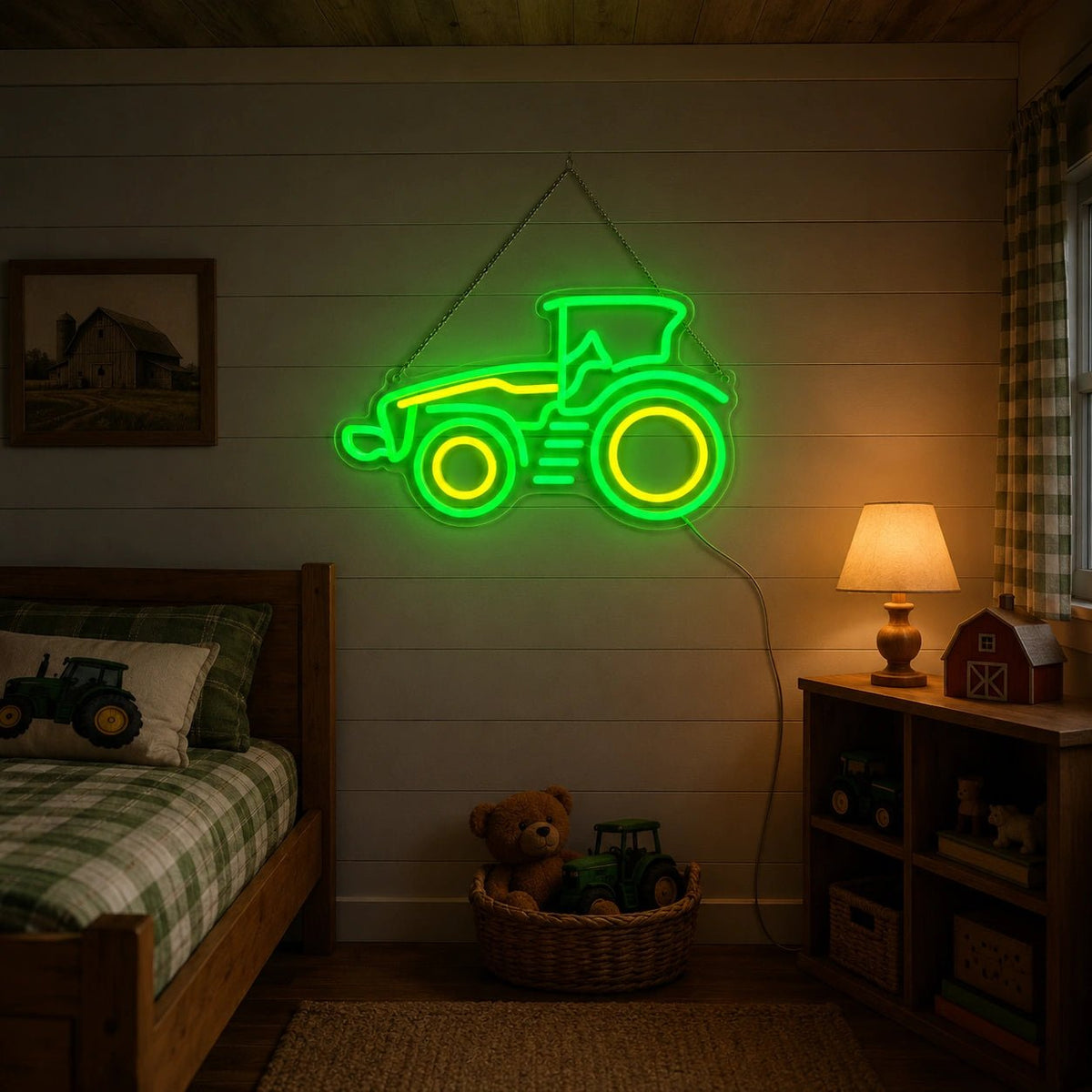 Farm Tractor LED Neon Sign - Shineneon