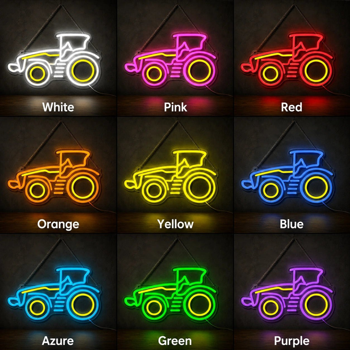 Farm Tractor LED Neon Sign - Shineneon