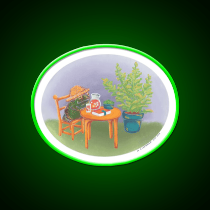 Farmers Frog Snack Food Led Neon Sign Rgb Color - Shineneon