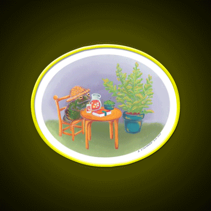 Farmers Frog Snack Food Led Neon Sign Rgb Color - Custom LED neon sign front view