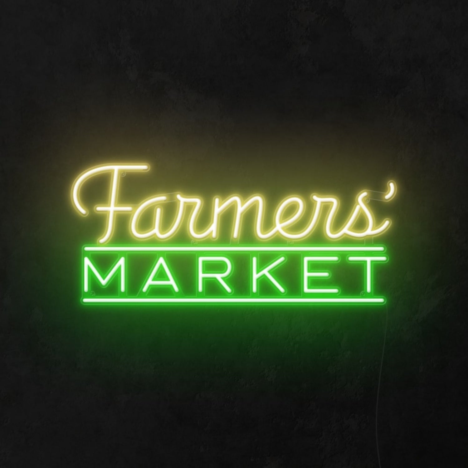 Farmers Market Led Neon Sign Wall Art | Shineneon
