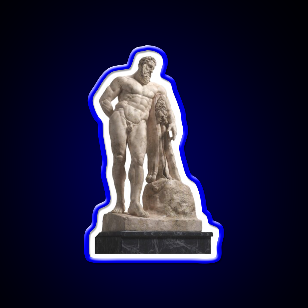 Farnese Hercules Gym Fitness Led Neon Sign Rgb Color - LED neon sign view 5