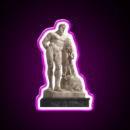 Farnese Hercules Gym Fitness Led Neon Sign Rgb Color - Shineneon