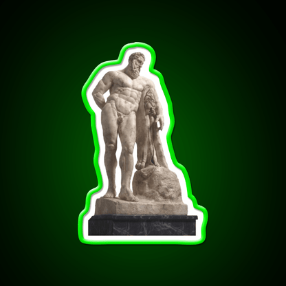 Farnese Hercules Gym Fitness Led Neon Sign Rgb Color - Shineneon