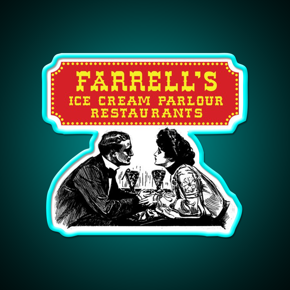 Farrells Ice Cream Parlour Restaurants Led Neon Sign For Burger Place Rgb Color