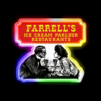 Farrells Ice Cream Parlour Restaurants Led Neon Sign For Burger Place Rgb Color
