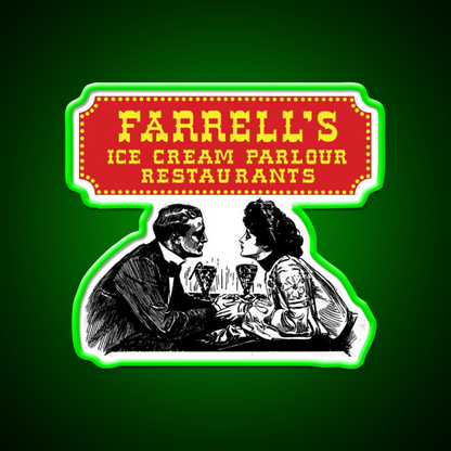 Farrells Ice Cream Parlour Restaurants Led Neon Sign For Burger Place Rgb Color