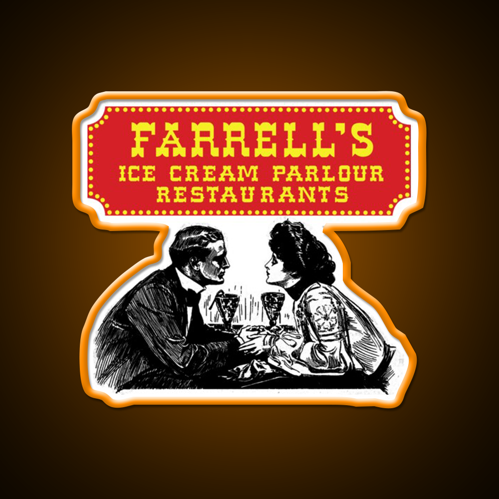 Farrells Ice Cream Parlour Restaurants Led Neon Sign For Burger Place Rgb Color