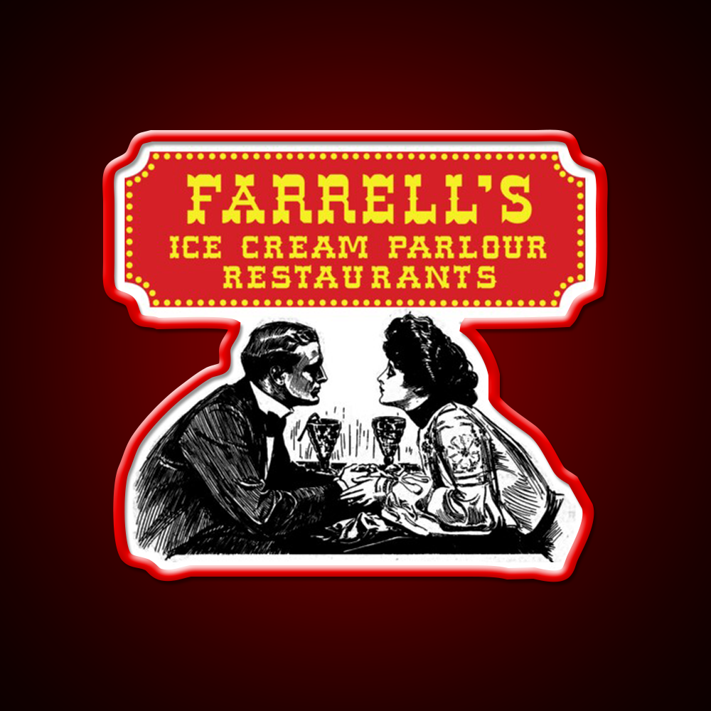 Farrells Ice Cream Parlour Restaurants Led Neon Sign For Burger Place Rgb Color