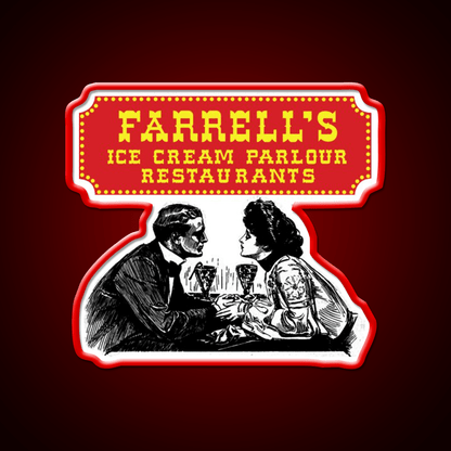Farrells Ice Cream Parlour Restaurants Led Neon Sign For Burger Place Rgb Color - Shineneon