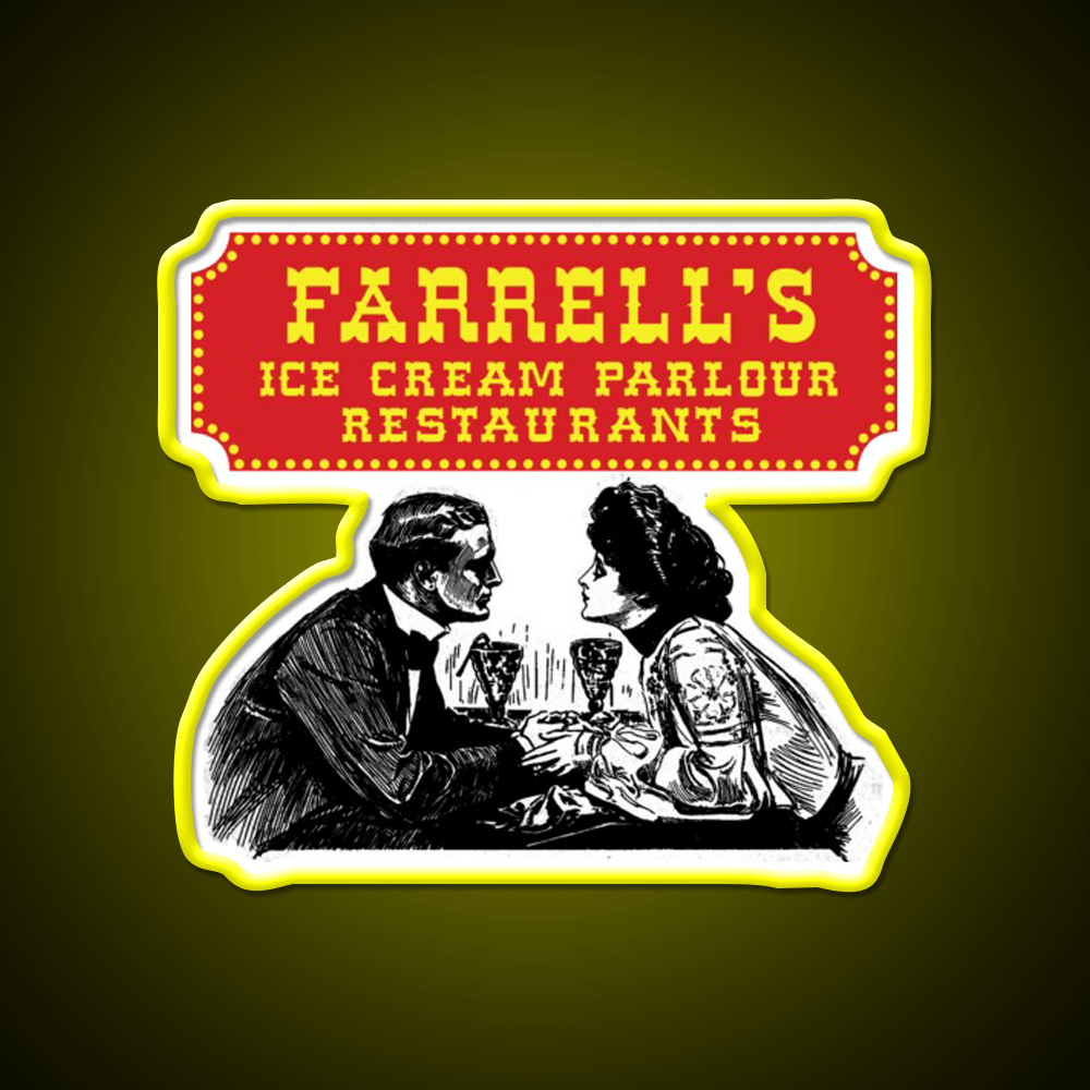 Farrells Ice Cream Parlour Restaurants Led Neon Sign For Burger Place Rgb Color - Shineneon