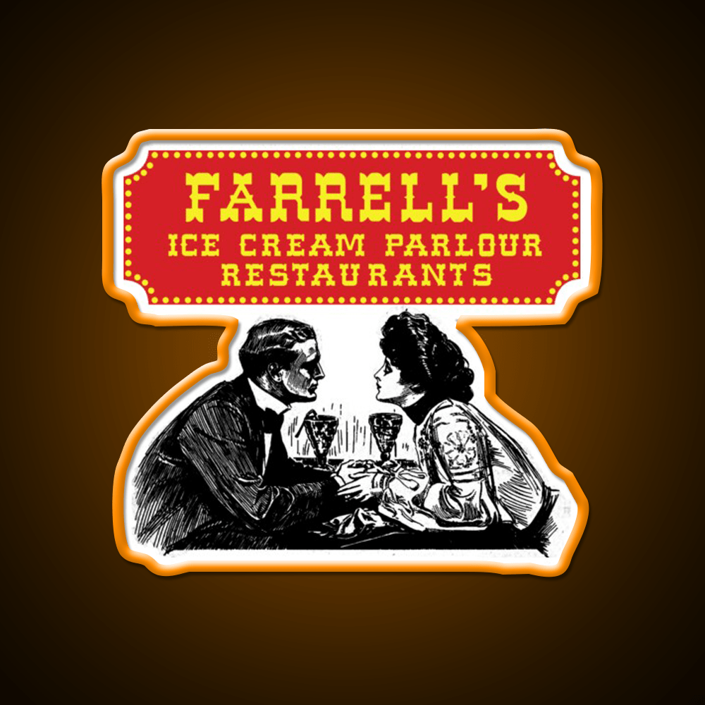 Farrells Ice Cream Parlour Restaurants Led Neon Sign For Burger Place Rgb Color - Shineneon