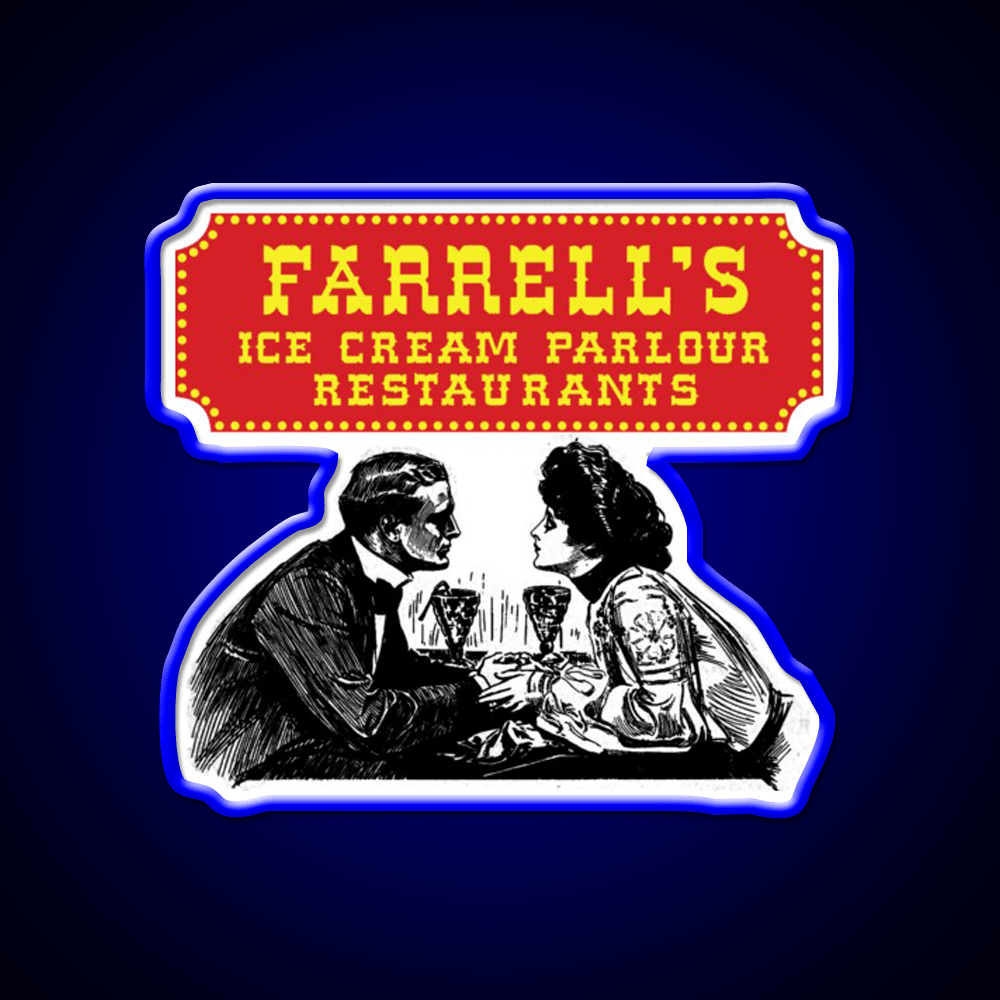 Farrells Ice Cream Parlour Restaurants Led Neon Sign For Burger Place Rgb Color - Shineneon