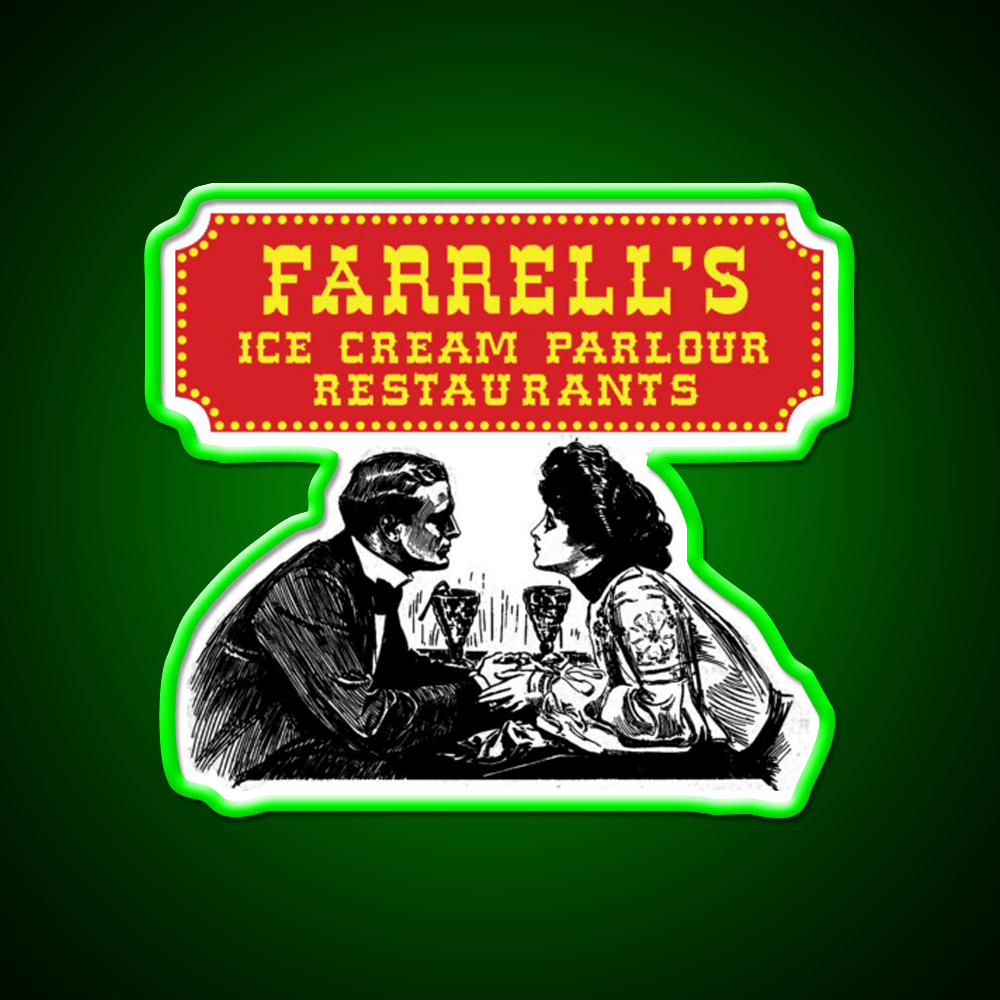 Farrells Ice Cream Parlour Restaurants Led Neon Sign For Burger Place Rgb Color - Shineneon