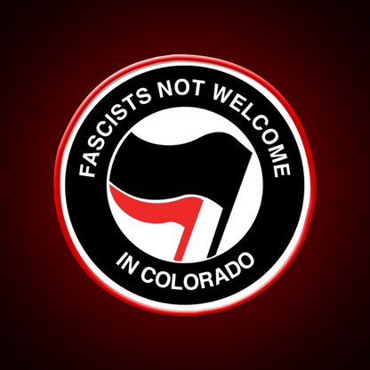 Fascists Not Welcome In Colorado Welcome Led Neon Sign Open Sign Rgb Color - Shineneon