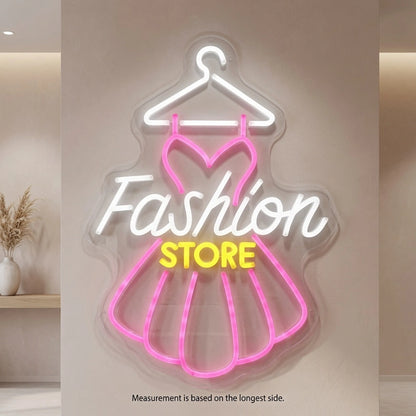 Fashion Store LED Neon Sign Home Decor - 04 Size Image