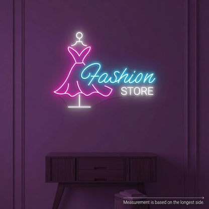 Fashion Store LED Neon Sign Home Wall Art - 04 Size Image