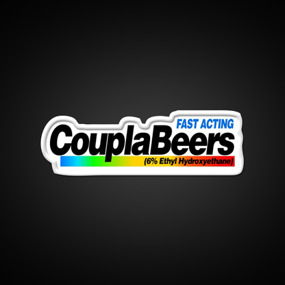 Fast Acting Couplabeers Snl Commercial Beer Bar Decor Led Neon Sign Rgb Color - LED neon sign view 11