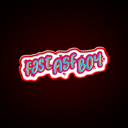 Fast Asf Boy Fast As Boy Cool Fast Food Led Neon Sign For Burger Place Rgb Color - Shineneon