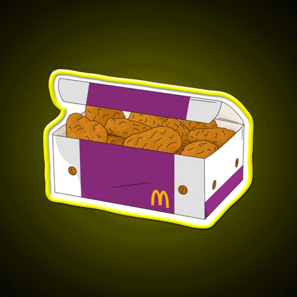 Fast Food Design Fast Food Led Neon Sign For Burger Place Rgb Color