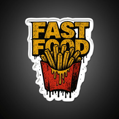 Fast Food Led Neon Sign For Burger Place Business Neon Sign Rgb Color - Shineneon