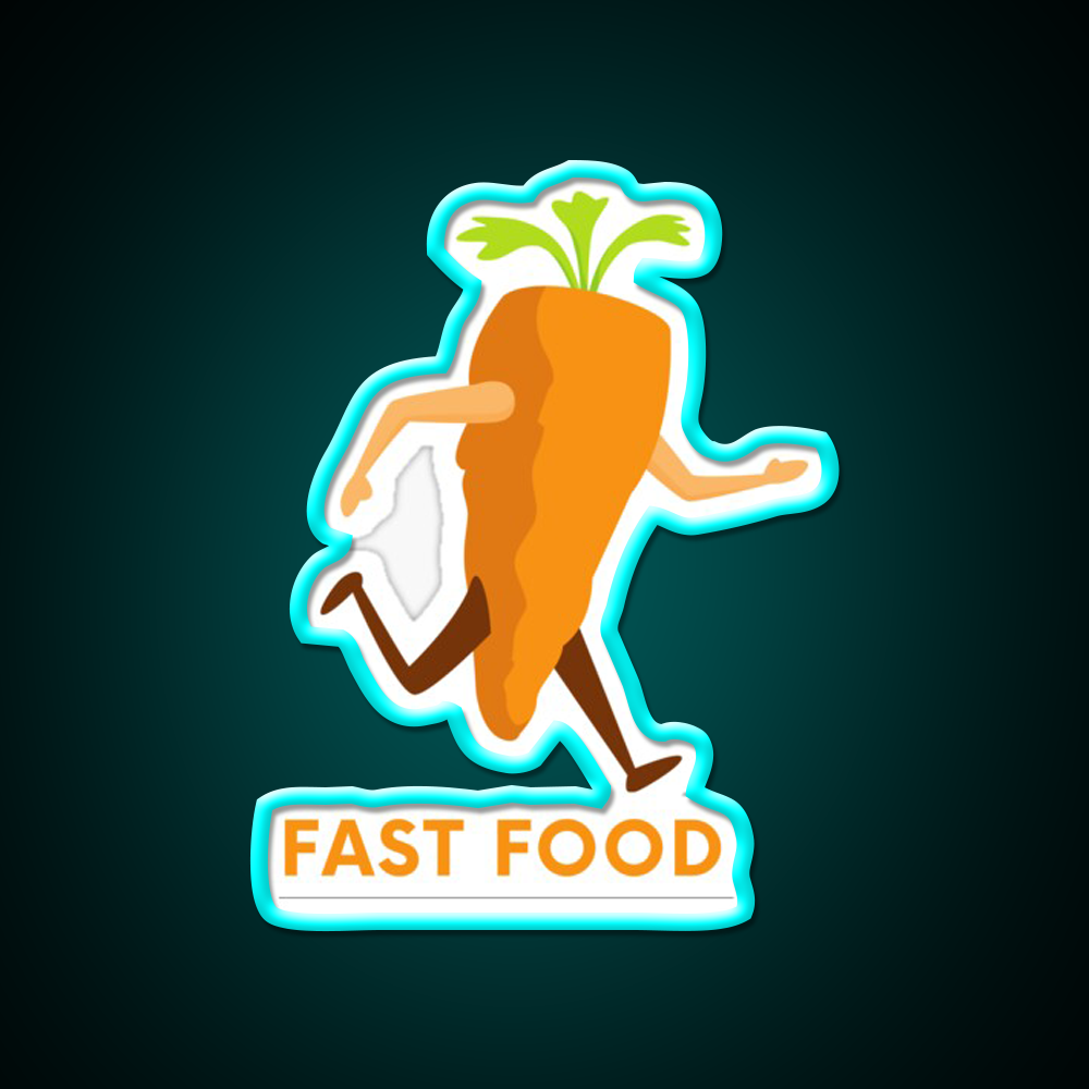 Fast Food Led Neon Sign For Burger Place Neon Sign Rgb Color