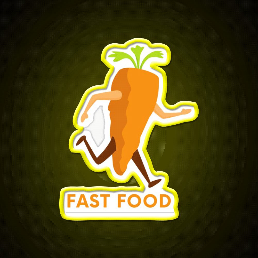 Fast Food Led Neon Sign For Burger Place Neon Sign Rgb Color