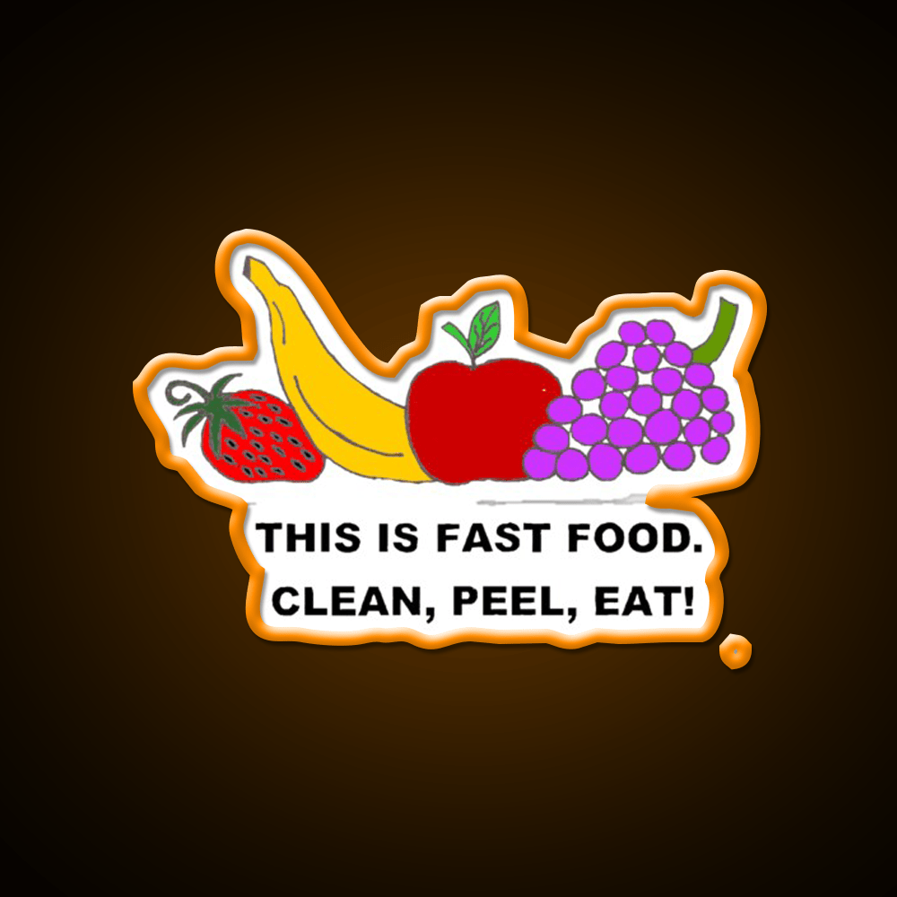 Fast Food Led Neon Sign For Burger Place Retro Diner Neon Sign Rgb Color - Shineneon