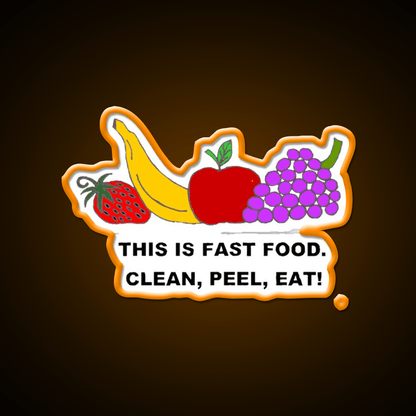 Fast Food Led Neon Sign For Burger Place Retro Diner Neon Sign Rgb Color - Shineneon