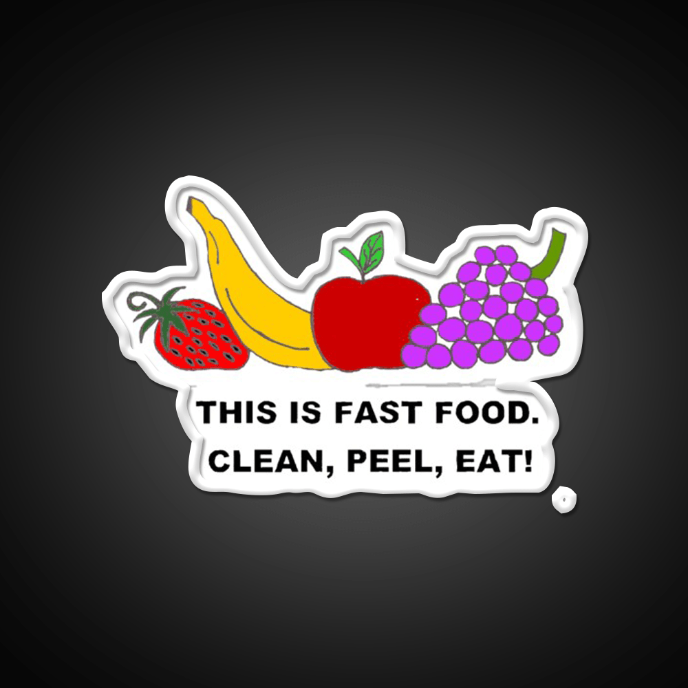 Fast Food Led Neon Sign For Burger Place Retro Diner Neon Sign Rgb Color - Shineneon