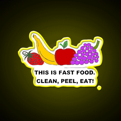 Fast Food Led Neon Sign For Burger Place Retro Diner Neon Sign Rgb Color