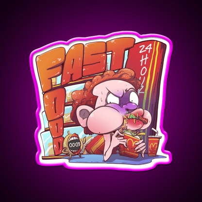 Fast Food Snack Food Led Neon Sign Rgb Color - Shineneon