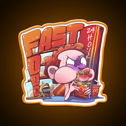 Fast Food Snack Food Led Neon Sign Rgb Color - Shineneon