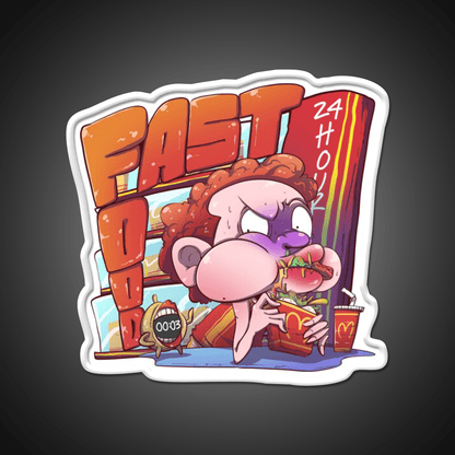 Fast Food Snack Food Led Neon Sign Rgb Color - Shineneon