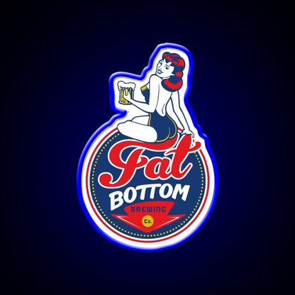 Fat Bottom Brewing Beer Bar Decor Led Neon Sign Rgb Color - LED neon sign view 5