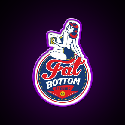 Fat Bottom Brewing Beer Bar Decor Led Neon Sign Rgb Color - LED neon sign view 9