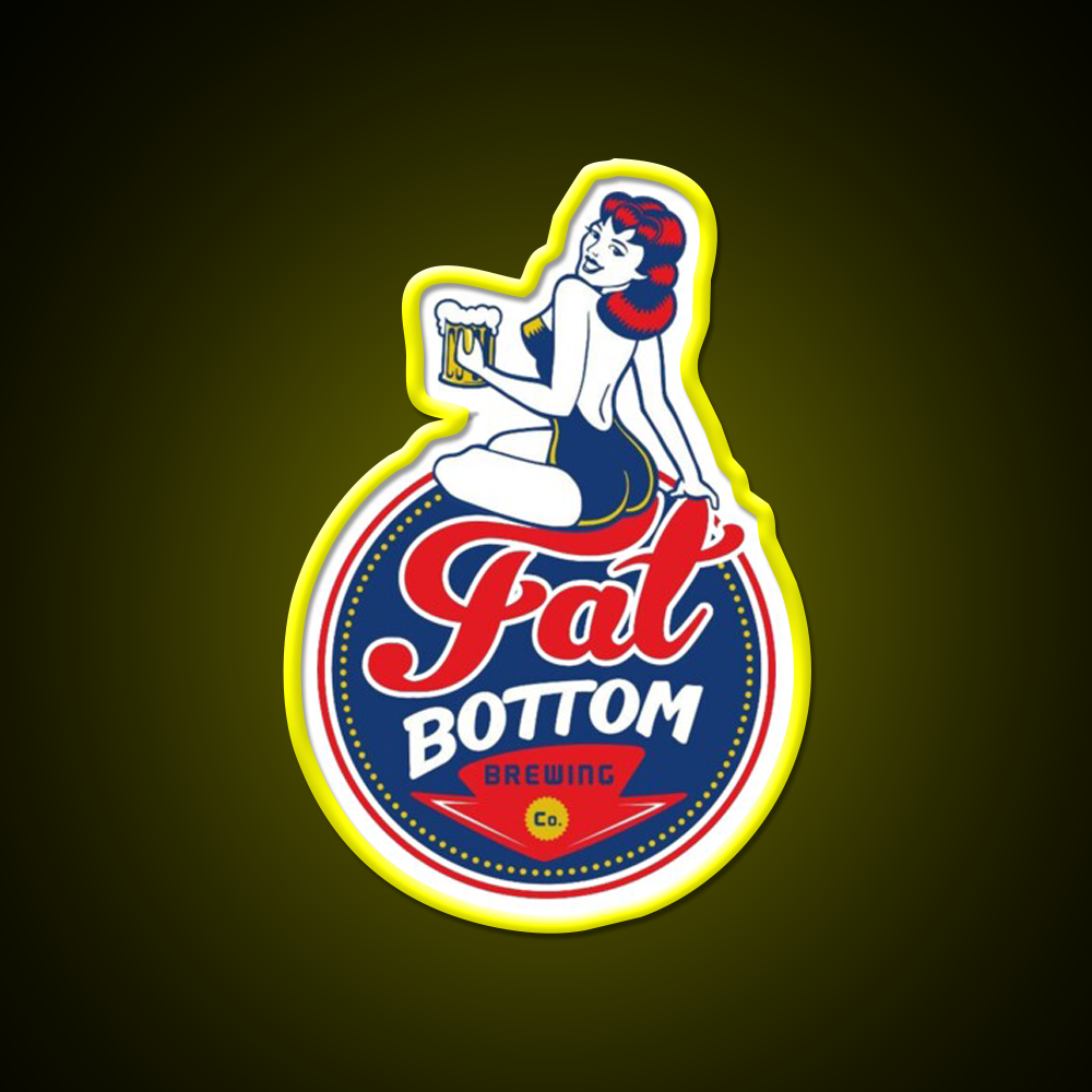 Fat Bottom Brewing Beer Bar Decor Led Neon Sign Rgb Color - LED neon sign view 7