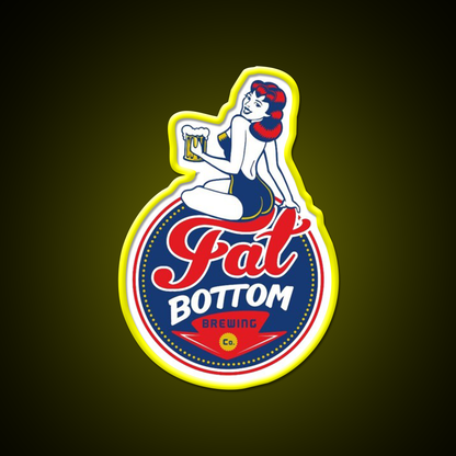 Fat Bottom Brewing Beer Bar Decor Led Neon Sign Rgb Color - LED neon sign view 7