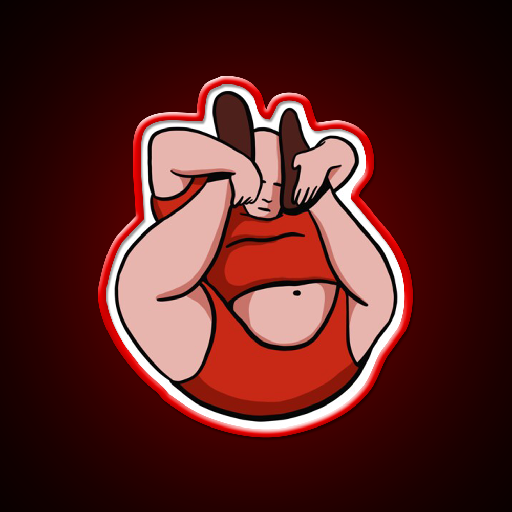 Fat Contortionist Yoga Teacher Yoga Instructor Yoga Led Neon Sign Rgb Color