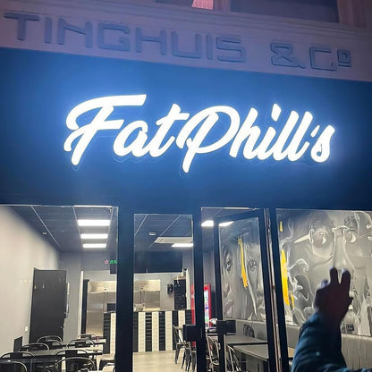 Fat Phills 3D Frontlit Letters Metal Led Sign - Shineneon
