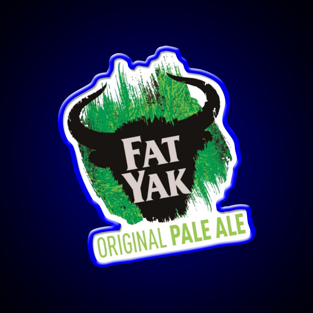 Fat Yak Logo Beer Bar Decor Led Neon Sign Rgb Color - LED neon sign view 5