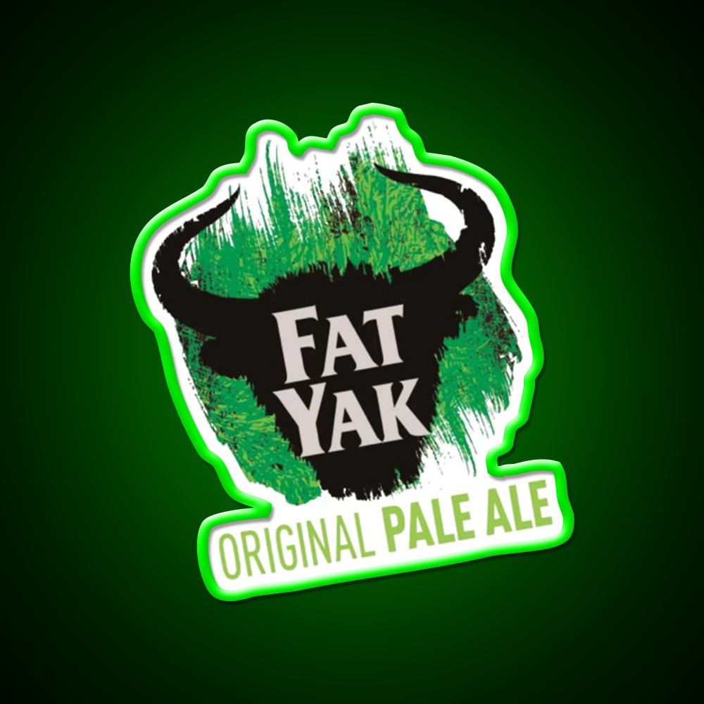 Fat Yak Logo Beer Bar Decor Led Neon Sign Rgb Color - LED neon sign view 8