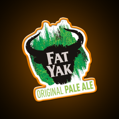 Fat Yak Logo Beer Bar Decor Led Neon Sign Rgb Color - LED neon sign view 6