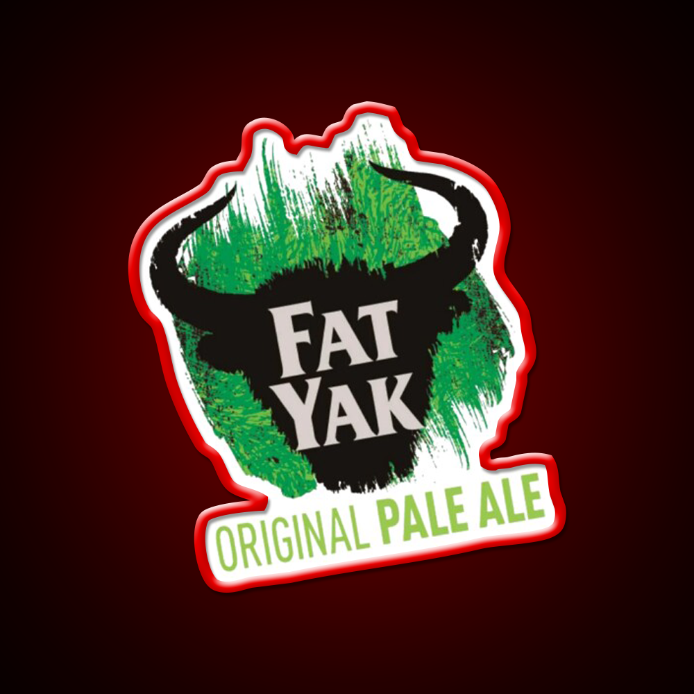 Fat Yak Logo Beer Bar Decor Led Neon Sign Rgb Color - LED neon sign view 10