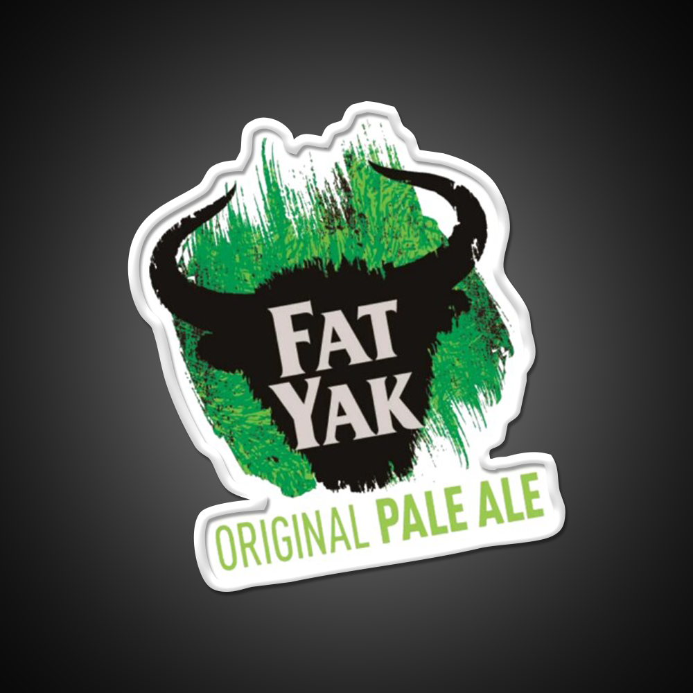 Fat Yak Logo Beer Bar Decor Led Neon Sign Rgb Color - LED neon sign view 11